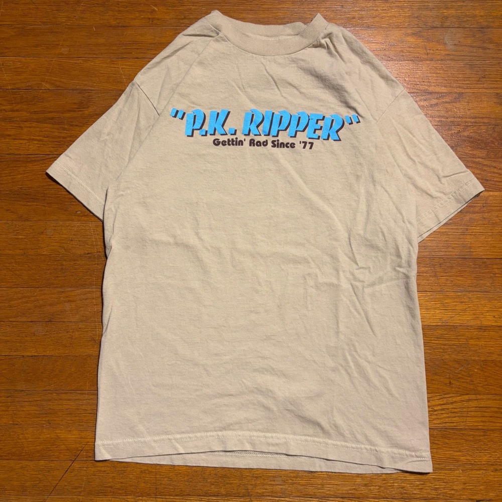 SE Bikes PK Ripper Gettin Rad Since 77 Graphic T-Shirt Tan Mens Medium